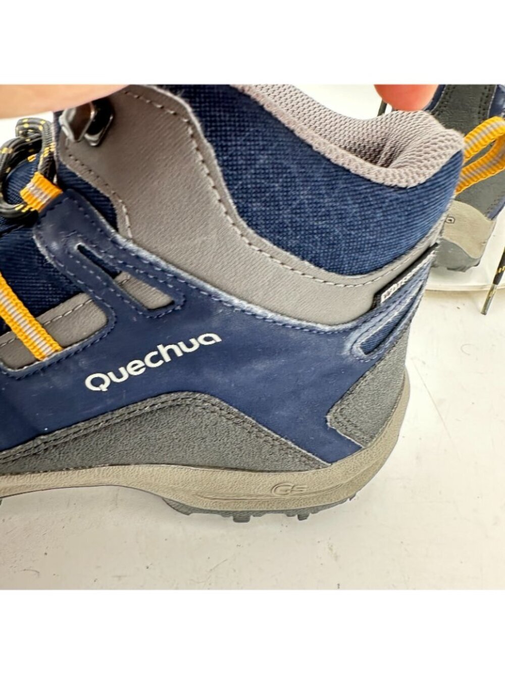 Quechua Arpenaz 100 MID WP Men Size 10 Dark Blue Waterproof Hiking Shoes - Picture 11 of 12